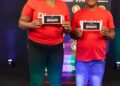 (l-r) Weeks 1 & 2 winners, Dolly Benn and Sunil Bacchus