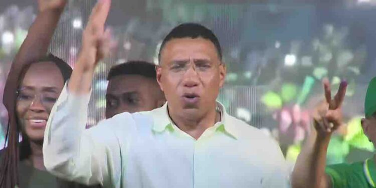 Leader of the Jamaica Labour Party Andrew Holness.