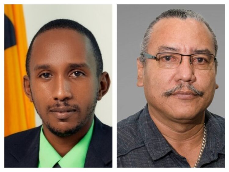 L-R Sherwayne Holder and Mervyn Williams