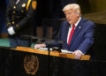 U.S. President Donald Trump addresses the 80th United Nations General Assembly, in New York City, New York, U.S., September 23, 2025. REUTERS/Al Drago