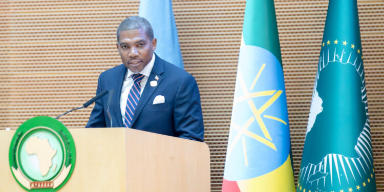 Incoming Chairman of CARICOM, Hon. Dr Terrance Drew, Prime Minister of St Kitts and Nevis