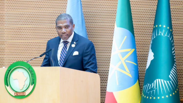 Incoming Chairman of CARICOM, Hon. Dr Terrance Drew, Prime Minister of St Kitts and Nevis