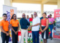 Sean Paul, Marketing & Promotions Clerk III, Massy Stores; Chrystel Taylor, Marketing & Promotions Coordinator, Massy Stores; Christpen Bobb-Semple, Assistant Vice President, Massy Group; Jagnarine Singh, CEO of Narei & Teesha Mangra, CEO of Agricultural Innovation & Entrepreneurship Programme.