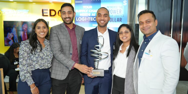 Ramps Logistics Research & Development Team alongside Shaun Rampersad