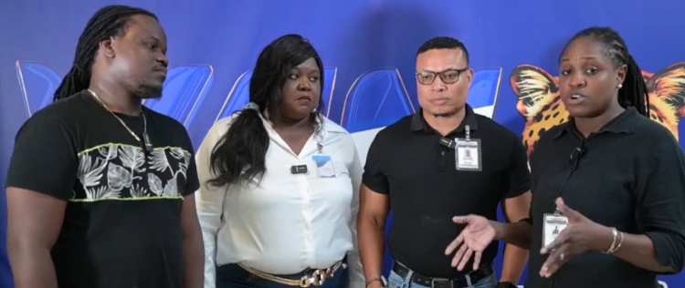 WIN Team- Far right Prime Ministerial Candidate Tabitha Sarabo-Halley (HGPTV photo)