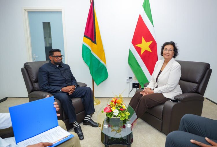 His Excellency Mohamed Irfaan Ali and Her Excellency Jennifer Geerlings-Simons