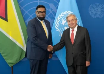 President Dr Mohamed Irfaan Ali and Secretary-General of the United Nations (UN), António Guterres