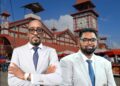 L-R Dorian Bess (VPAC leader) and President Irfaan Ali (Source -VPAC Facebook)