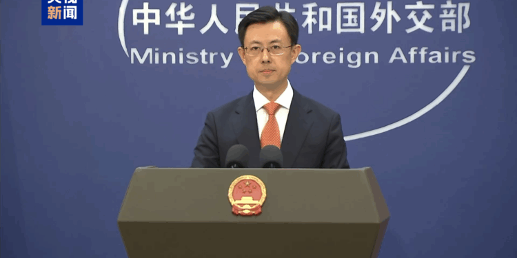 Chinese Foreign Ministry spokesperson Guo Jiakun