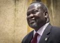 South Sudan’s rebel leader Riek Machar speaks to the media about the situation in South Sudan following a peace agreement the week before with the government, in Addis Ababa, Ethiopia, Monday, Aug. 31, 2015. (AP Photo/Mulugeta Ayene, File)
