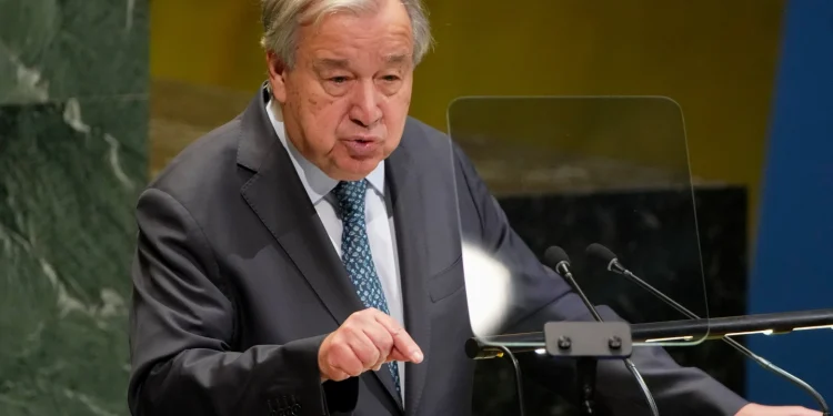 U.N. Secretary-General Antonio Guterres