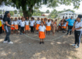 Students engaging in PE (DPI)