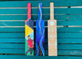 Bats by Damion Mack, Alyce Cameron and Alvina Naughton (left to right)