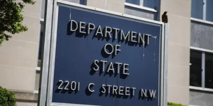 The U.S. Department of State on May 2, 2025 in Washington, D.C. Samuel Corum/Sipa via AP Images