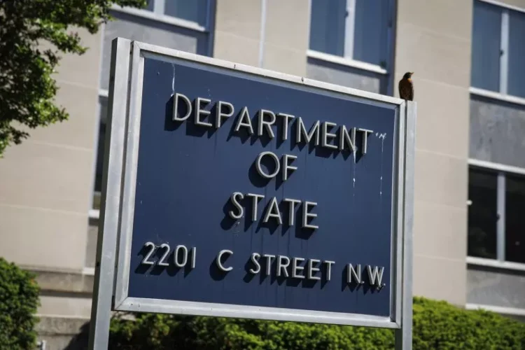 The U.S. Department of State on May 2, 2025 in Washington, D.C. Samuel Corum/Sipa via AP Images