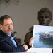 Venezuela's Foreign Minister Yvan Gil shows a picture of a fishing boat during a press conference at the Ministry of Foreign Affairs in Caracas on September 13, 2025. Federico Parra/Getty Images