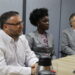 From L-R: His Excellency Sébastien Sigouin, High Commissioner of Canada in Guyana; Naomi Barkoye, Canadian High Commissioner for the Day winner; Daniel Bood, Political Counsellor, High Commission of Canada at the CARICOM Secretariat, 9 October 2025