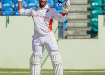 Trinidad and Tobago Red Force batsman Cephas Cooper. - Photo courtesy CWI Media