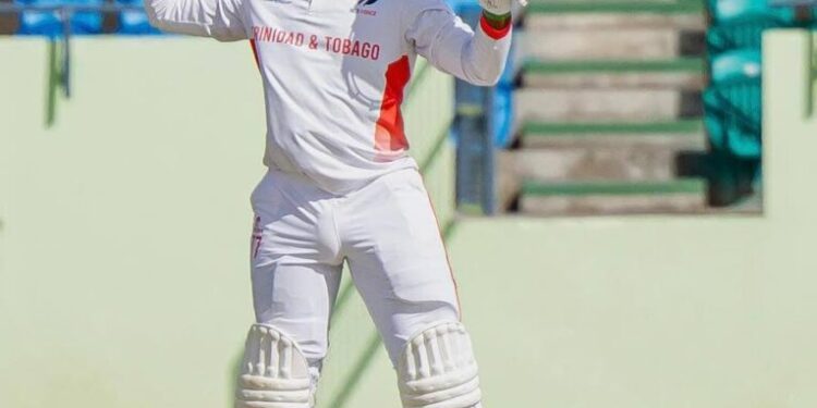 Trinidad and Tobago Red Force batsman Cephas Cooper. - Photo courtesy CWI Media