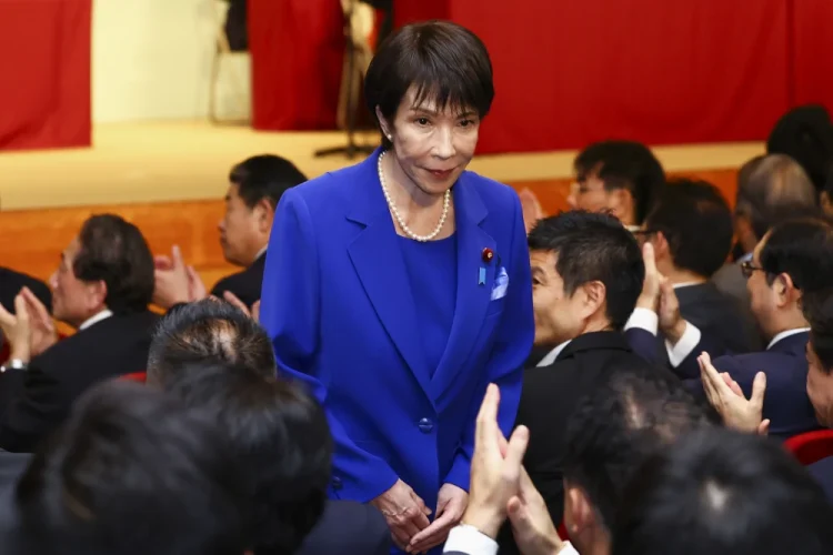 Newly-elected Liberal Democratic Party leader Sanae Takaichi on Saturday in Tokyo.Kim Kyung-Hoon / Getty Images