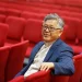 Jin Mingri, the head pastor of Zion Church, in the congregation hall in Beijing in 2018.Thomas Peter / Reuters file