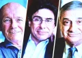 From left: Peter Howitt, Philippe Aghion and Joel Mokyr.Jonathan Nackstrand / AFP via Getty Images