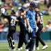 Harry Brook walks back after his dismissal in the second ODI • Getty Images