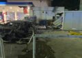 Gas station bombed on October 25, 2025