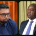 L-R PPP Presidential Candidate Irfaan Ali and APNU Presidential Candidate Aubrey Norton (News Source Photo)