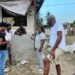 ALP walkabout in the  East La Penitence community. Centre, Simona Broomes ALP leader