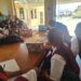 Students of the Aishalton Secondary School (Team Mohamed/WIN photo)