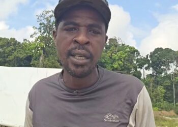Marvis Halliman, the nephew of Wallace Daniels (Kaieteur News photo)