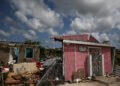 Hurricane Irmas destruction on Barbuda, 2017. (Shannon Stapleton)