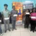 Left to Right Sachin Pitamber, Kyle Couchman,Keron Sandiford, Aditi Joshi, Katelya Sam, Treskole Archibald