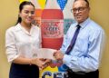 Mr. Shivanand Nandalall received sponsorship from the Brand Manager Ms. Shenisa Fredericks