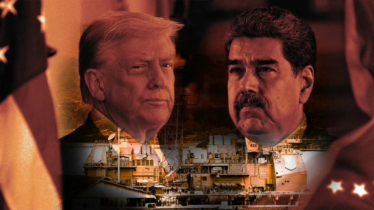 Photo illustration: Lindsey Bailey/Axios. Photos: Andrew Harnik, Juan Barreto, Martin Bernetti via Getty Images