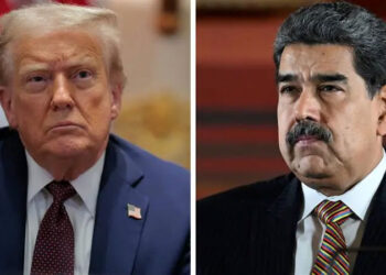 US President Donald Trump and Venezuelan President Nicolas Maduro.