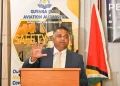 Minister of Utilities and Aviation, Deodat Indar