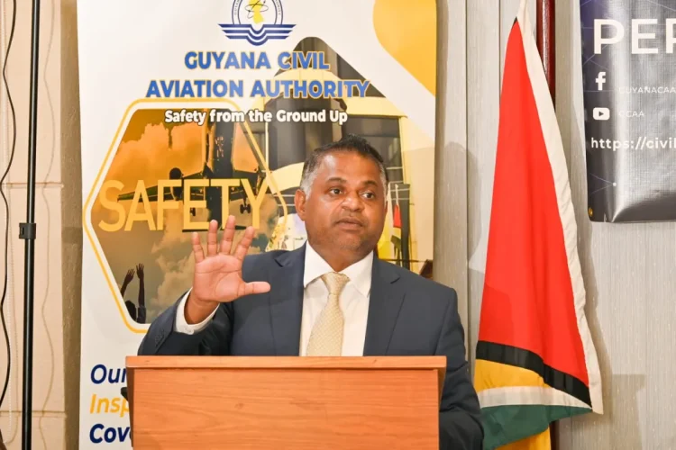 Minister of Utilities and Aviation, Deodat Indar