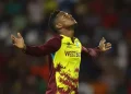 Akeal bowled the super over for West Indies. © Getty