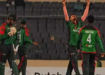 Bangladesh decimated West Indies in the final ODI. © BCB