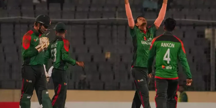 Bangladesh decimated West Indies in the final ODI. © BCB