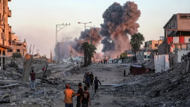 Gaza's Hamas-run health ministry said on Wednesday that Israeli fire had killed at least eight people over the previous 24 hours – the lowest death toll it has reported in the past week.
Hospitals said two people had been killed on Wednesday while trying to collect food from aid distribution centres in central and southern Gaza.
The Israeli military meanwhile said its troops had killed "several terrorists" who attempted to attack their position in Gaza City.
Israel launched a military campaign in Gaza in response to the 7 October 2023 attack, in which Hamas-led gunmen killed about 1,200 people and took 251 others as hostages.
At least 67,183 have been killed by Israeli military operations in Gaza since then, including 20,179 children, according to the territory's health ministry. Its figures are seen as reliable by the UN and other international bodies, although Israel disputes them.
The ministry has said another 460 people have died from the effects of malnutrition since the start of the war, including 182 since a famine was confirmed in Gaza City in August by the UN-backed Integrated Food Security Phase Classification (IPC).
Israel's Prime Minister Benjamin Netanyahu has repeatedly denied starvation is taking place in Gaza and said Israel is facilitating deliveries of food and other aid.