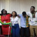 CARICOM Young Professionals during a light moment at the "Little Caribbean Market" (CARICOM photo)
