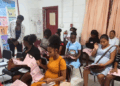 Several expectant mothers were present during the campaign launch