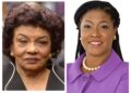 L-R GECOM Chair ret'd Justice Claudette Singh and FGM Leader Amanza Walton-Desir