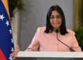 Venezuela's Vice-President Delcy Rodriguez speaks during a meeting with accredited diplomatic representatives in Caracas on Sept 29, 2025. (PHOTO / AFP)