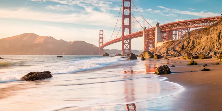 World's most powerful passports: For the first time ever, the United States has slipped out of the top 10 in the Henley Passport Index, a global ranking of travel mobility. It now holds 12th position in the rankings, tied with Malaysia. (San Francisco's Golden Gate Bridge is pictured). bluejayphoto/iStockphoto/Getty Images