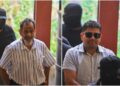 L-R Nasar "Shell" Mohamed and Azruddin Mohamed at the Georgetown Magistrates Court- October 31, 2025 (Guyana Chronicle Photo)