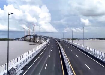 New Demerara Harbour Bridge (Facebook Ree Tee photo)